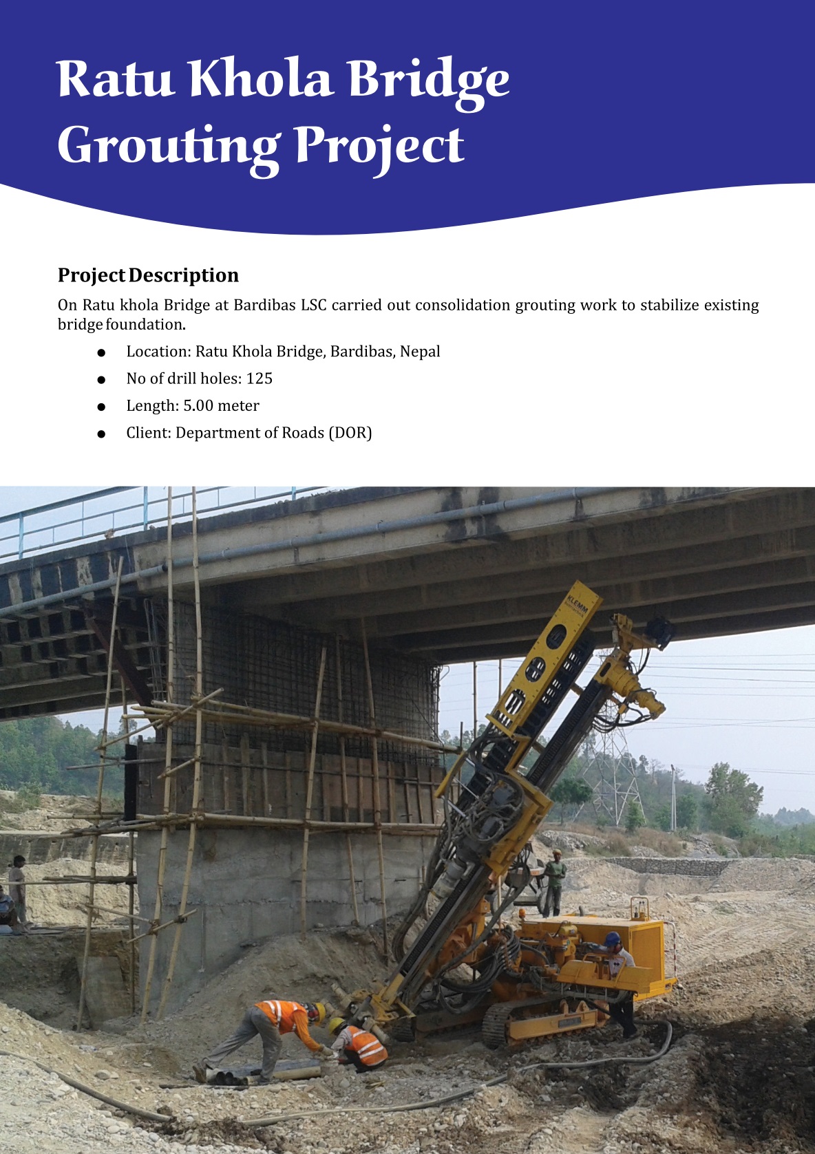 Sotiya Khola Piling Project